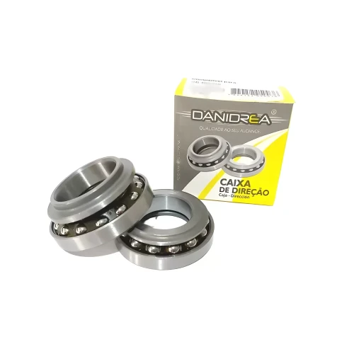 Caixa Rolamento de Direção Twister Cbx 250 / Cb 300 / Hornet / Cbr / Cb500 / Shadow / Boulevard M800 Com Colar Esfera Danidreia 