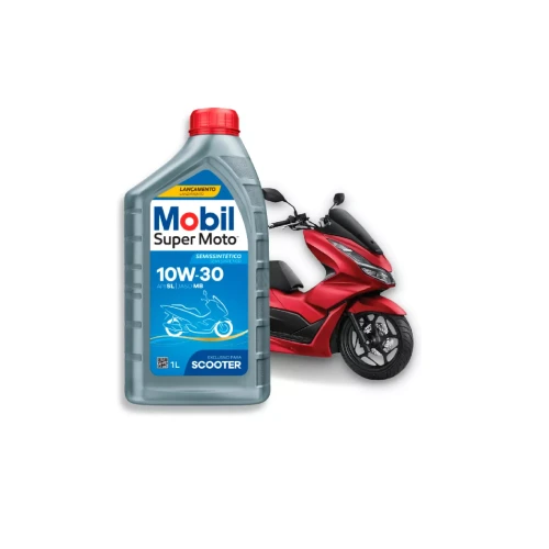 Óleo Mobil 10w30 SCOOTER Moto Super Moto 4t Semissintético Original